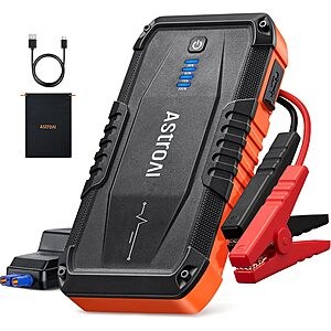 (perime) AstroAI S8 10,000mAH 1500A Car Battery Jump Starter  $19.35 + Free S&H