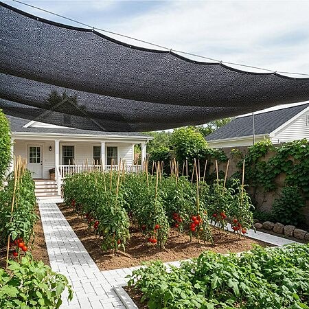 10' x 12' SUNNY GUARD 65-75% Sun Shade Cloth (Black)