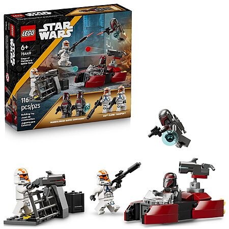 116-Piece LEGO Star Wars Siege of Mandalore Battle Pack Building Toy