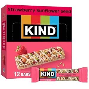 12-Count KIND Strawberry Sunflower Seed Snack Bars $6.73 w/ S&S + Free Shipping w/ Prime or on $35+