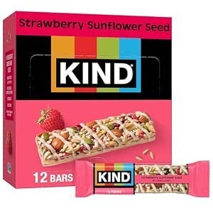 12-Count KIND Strawberry Sunflower Seed Snack Bars $6.73 w/ S&S + Free Shipping w/ Prime or on $35+