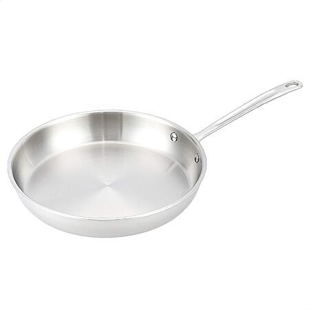 12" Amazon Basics Tri-Ply Stainless Steel Fry Pan $21.90 + Free Shipping w/ Prime or on orders over $35