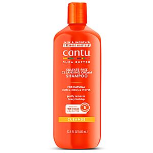 13.5-Oz Cantu Sulfate-Free Cleansing Cream Shampoo or Hydrating Conditioner