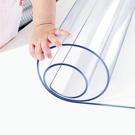 14"x24" Clear PVC Desk Blotter Mat & Table Protector Pad