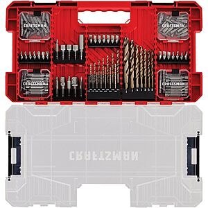 150-Piece CRAFTSMAN Drill/Driver Bit Set $39.99 + Free Shipping