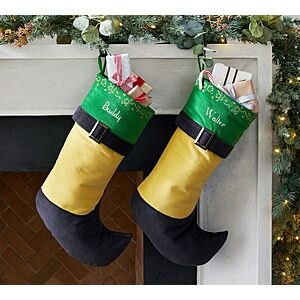 19.5" Pottery Barn Elf™ Christmas Stocking $4.97 + Free Shipping