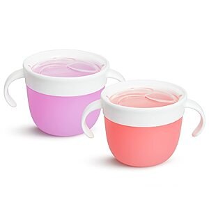 2-Pack Munchkin Snack Catcher Toddler Snack Cups (Pink/Purple) $6 + Free Shipping $5.99