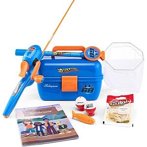 2'6" Shakespeare Hot Wheels Kids Fishing Rod & Reel Combo Kit w/ Net, Bobbers, Casting Plug, & Fishing Journal $29.06 + Free Shipping w/ Prime or on $35+