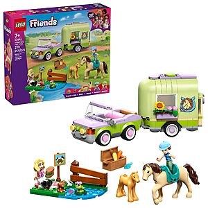 279-Piece LEGO Friends Horse & Baby Foal Trailer (42695) $20.99 + Free Shipping w/ Prime or on $35+