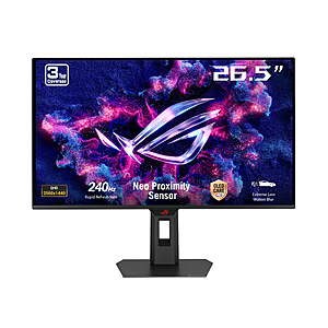27" ASUS ROG Strix 1440p QHD QD-OLED 240Hz Gaming Monitor $349 + Free Shipping