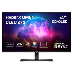 27" HyperX OMEN OLED 1440p 240Hz Gaming Monitor $300 + 10% PayPal Cashback