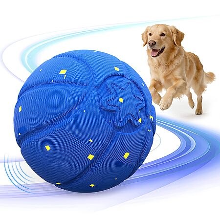 3.15" Invengo Smart Interactive Dog Ball w/3 Play Modes (Blue)