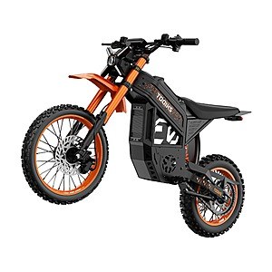 3000W TOOINS T1 14" Off-Road E-Bike (Black/Orange) $849 + Free Shipping