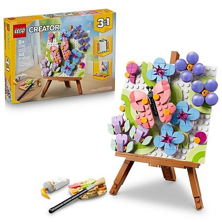 348-Piece LEGO Creator: 3 in 1 - Floral Art Painting