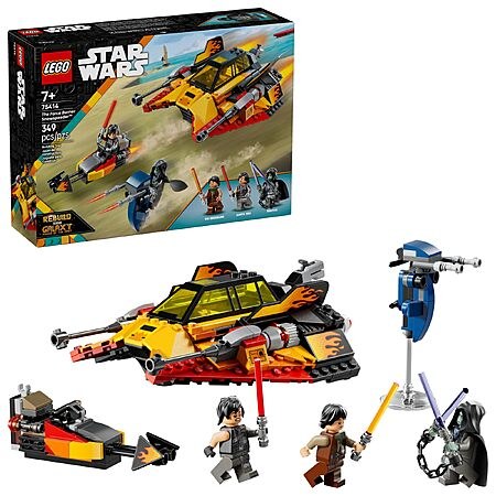 349-Piece LEGO Star Wars: 2 in 1 Rebuild The Galaxy The Force Burner Snowspeeder Building…