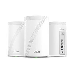 3 Pack TP-Link Deco 7 Pro BE14000 Tri-Band Wi-Fi 7 Whole Home Mesh System $450($150 each) + Free S&H at Amazon