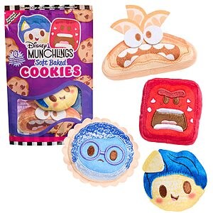 4-Pack Just Play Munchlings Snack Pack Plush Cookies: Joy, Anger, Anxiety, and Sadness $3.90 + Free Shipping w/ Prime or on $35+