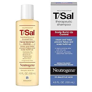 4.5-Ounce Neutrogena T/Sal 3% Salicylic Acid Therapeutic Dandruff Shampoo $4.49 w/ S&S + Free Shipping w/ Prime or on $35+