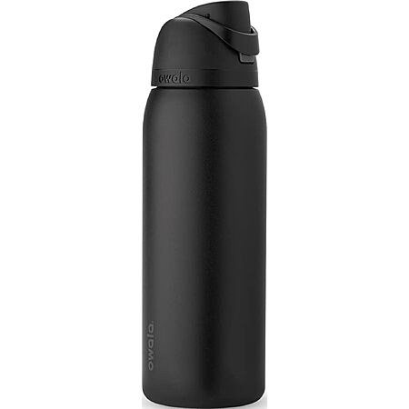 40-Oz Owala FreeSip Insulated Stainless Steel Water Bottle w/ Straw (Black) $31.99 + Free Shipping w/ Prime or on $35+