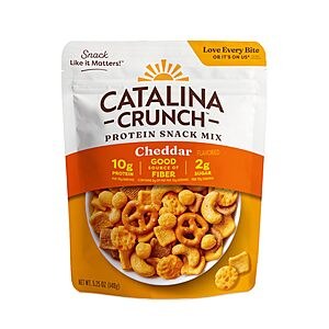 5.25-Ounce Catalina Crunch Protein Snack Mix w/ Cheese Crisps (Cheddar) $8.48 w/ S&S + Free Shipping w/ Prime or on $35+