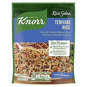 5.4-Oz Knorr Rice Sides Teriyaki $0.95 w/ S&S + Free Shipping