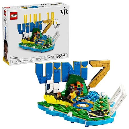 520-Piece LEGO Editions Vini Jr. – Soccer Highlights