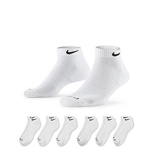 6-Pack Nike Men's Everyday Plus Cushioned Low-Cut Training Socks (White or Black, Size 12-15) $10.50 + Free Shipping on $49+ or Free Store PU at Kohl's