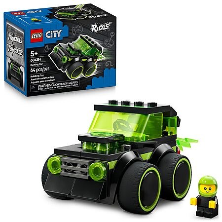 64 Pcs LEGO City Rides – Gaming Race Car (60484)