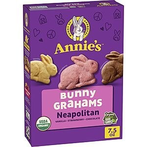 7.5-Ounce Annie's Organic Neapolitan Bunny Grahams Snacks $2.31 w/ S&S + Free Shipping w/ Prime or on $35+