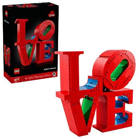 791-Piece LEGO Art LOVE Building Set
