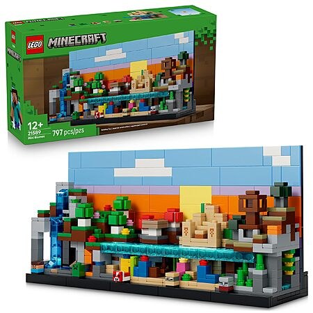 797-Piece LEGO Minecraft Mini Biomes Building Set