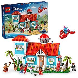 834-Pc LEGO Disney Lilo and Stitch Beach House (43268) $60.99 + Free Shipping