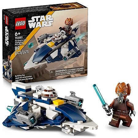 89-Piece LEGO Star Wars Plo Koon's Jedi Starfighter Microfighter Building Set