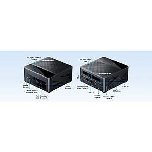 ACEMAGIC F5A H255 Mini PC: Ryzen 7 H 255, 24GB LPDDR5X, 1TB Gen4 SSD, USB4, 2.5G Lan, OCuLink, Win11P @ $521.55 + F/S