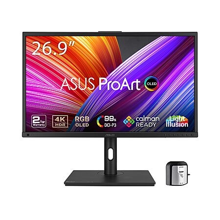 ASUS ProArt PA27DCE-K 27 Inch 4K RGB OLED Professional Monitor for Mac | UHD, QD-OLED, 99%…