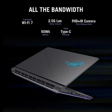 ASUS ROG Strix G16 Gaming Laptop, 16”, NVIDIA GeForce RTX 5060, Intel i7 14650HX, 16GB DDR5, 1TB