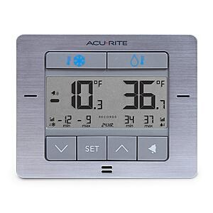 AcuRite Digital Wireless Fridge and Freezer Thermometer with Alarm $27.99