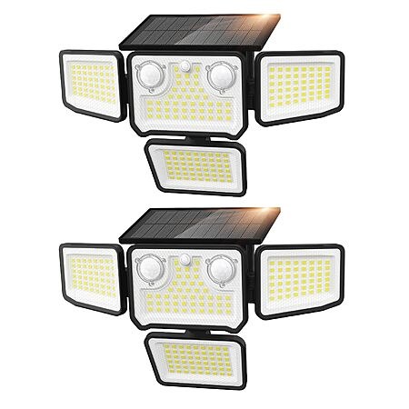 Amazon – 4500-Lumen Solar Outdoor Lights - $16.79 w/ Code