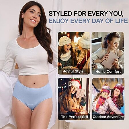 Amazon – BATTEWA Cotton Underwear for Women, 6-Pack - $9.95 w/ Code