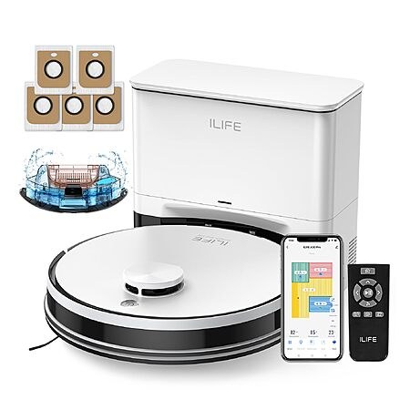 Amazon – ILIFE A30 Pro Robot Vacuum & Mop w/ Self-Empty Base