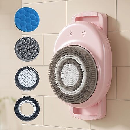 Amazon – JangwaNN 7" Wall-Mounted Electric Back Scrubber