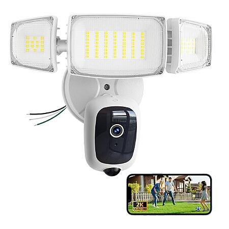 Amazon – Olafus 2K Outdoor Floodlight Security Camera - $29.99 w/ Code