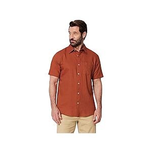 Amazon Essentials Men's Regular Fit Short Sleeve Linen Shirt - Free Shipping w/Amazon Prime - $9.99