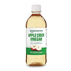 Amazon Grocery, Apple Cider Vinegar, 16 Fl Oz (Previously Amazon Fresh, Packaging May Vary)~$1.08 With S&S @ Amazon~Buy 4 & Save More!