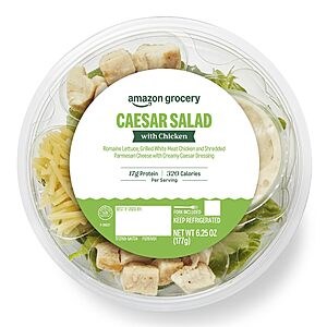 Amazon Grocery Various Salad Kits $1 - 5.5-6.4 oz - Caesar, Cobb, Apple Walnut, Ranch - Free shipping $25+