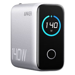 Anker - Laptop Charger (140W, 4-Port, PD 3.1) - Silver $55.99