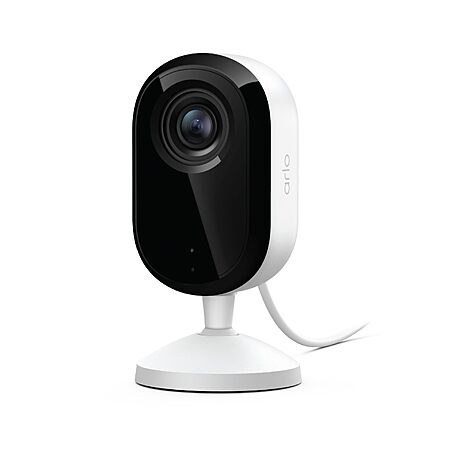 Arlo Essential Indoor Wireless 2K Security Camera (3rd Gen) Plug-In Powered with Automated Pr…