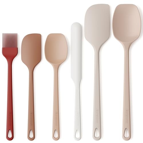 Astercook 6-Pc Silicone Spatula Set (Macaron Pastel or Morandi)