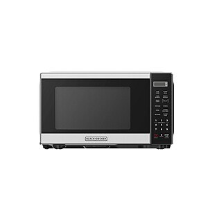 BLACK+DECKER 0.9 Cu Ft 900-Watt Microwave Oven (Black & Stainless) $59.99 + Free Shipping