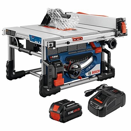 BOSCH GTS18V-08N14 PROFACTOR™ 18V 8-1/4 In. Portable Table Saw Kit with (1) CORE18V® 8 Ah…